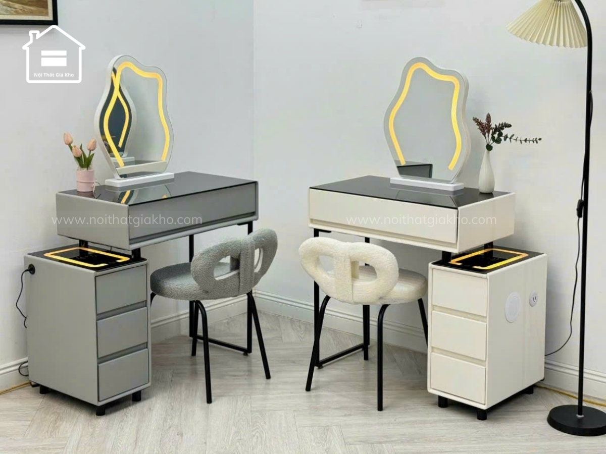 Những mẫu bàn trang điểm mini - Giải pháp tối ưu cho không gian nhỏ gọn và đa năng 7 Những mẫu bàn trang điểm mini - Giải pháp tối ưu cho không gian nhỏ gọn và đa năng