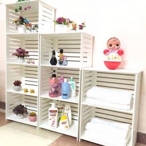 Kệ sọc ngang 2 tầng  VNKT04DA (PVC)