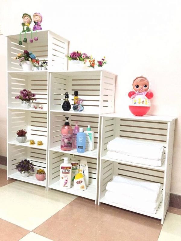 Kệ sọc ngang 2 tầng  VNKT04DA (PVC)