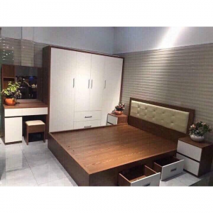 Combo giường kệ tủ KVCB1006