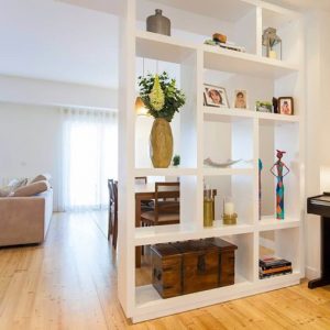 Kệ trang trí - Vách ngăn phòng khách VNPK1009