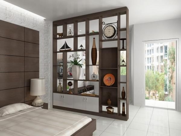 Kệ tủ trang trí – Vách ngăn phòng khách VNPK1014