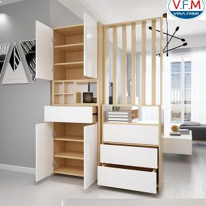 Alternative view of Kệ trang trí - Vách ngăn phòng khách VNPK1013