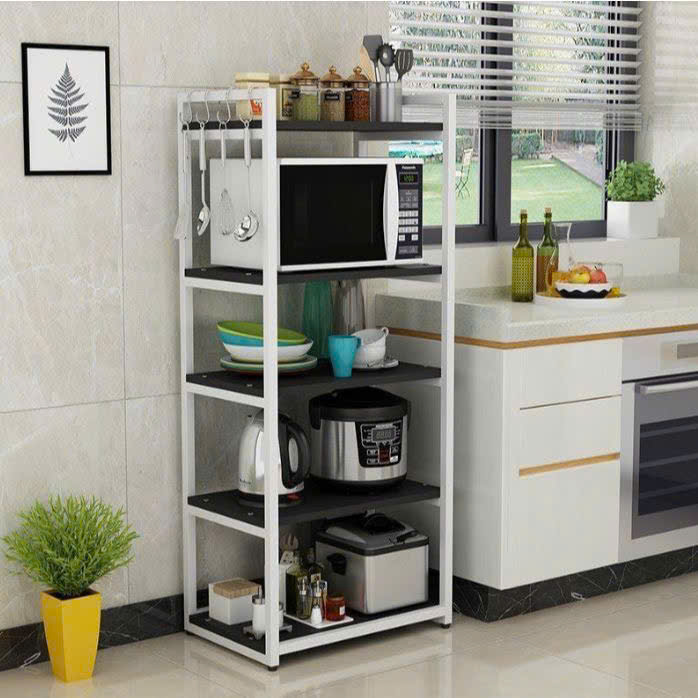 Kệ bếp 5 tầng, kệ đa năng khung sắt mặt gỗ VNB2027 5 Kệ bếp 5 tầng, kệ đa năng khung sắt mặt gỗ VNB2027 - Ảnh 3