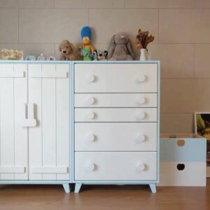 Tủ Quần Áo Trẻ Em 2 cánh mở VNK043A