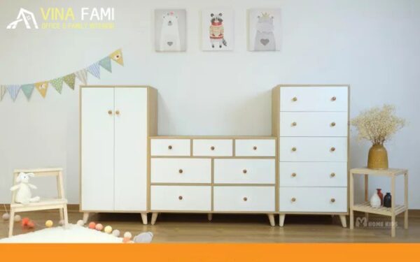 Tủ Quần Áo Trẻ Em VNK062A