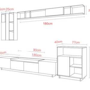 Alternative view of Tủ Tivi QK111
