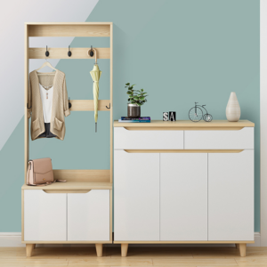 Alternative view of Tủ Giày Kèm Giá Treo Đồ VFM222