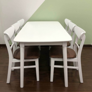 Alternative view of Bộ bàn ghế ăn mango 6 ghế BA06