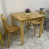 Bộ bàn ăn cabin mặt gỗ vuông nhỏ gọn- bàn ăn 2 ghế nhỏ gọn BA09 5 z5225497563503 77ad91728511594d2e6fd0be64b4b4bf