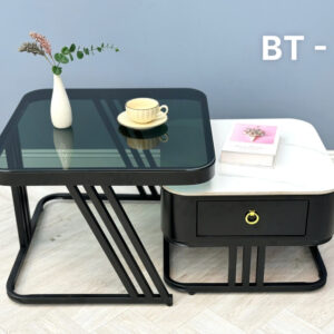 Alternative view of Bàn trà đôi mặt kính cao cấp VN-AKBT15