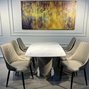 Alternative view of Bàn Ăn mặt đá ceramic VN28