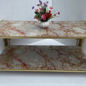 Alternative view of Bàn trà chữ nhật 2 tầng ống sole BCNSL01