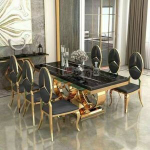 Alternative view of Bộ bàn ghế ăn Mercedes 1 bàn 6 ghế