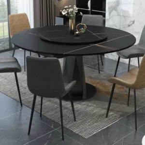 Alternative view of BÀN XOAY TRÒN THÀNH CHỮ NHẬT 2 TẦNG BA08