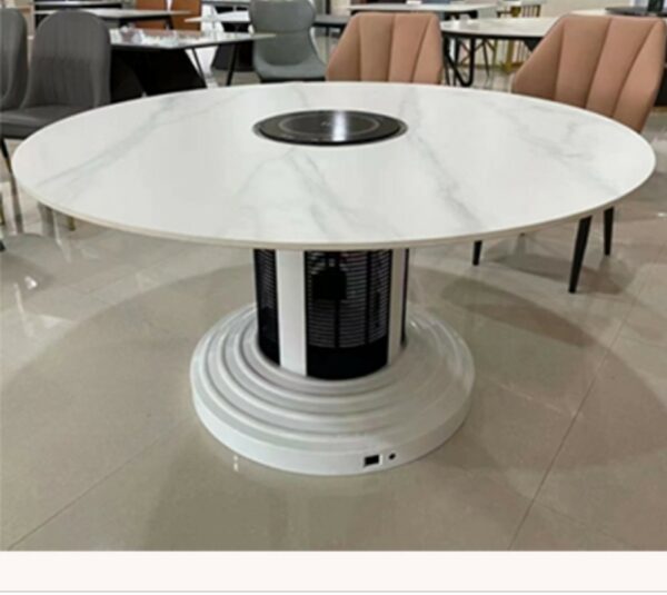BÀN TRÒN KẾT HỢP BẾP TỪ