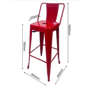 Alternative view of Ghế Bar Tolix - Ghế Bar Sắt P1001A