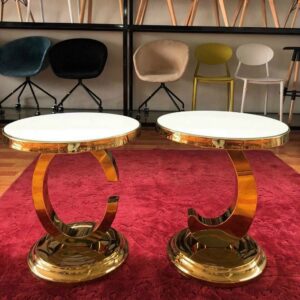 Bàn sofa/ bàn tab mạ vàng BANLUX88