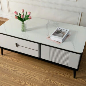 BÀN TRÀ CHỮ NHẬT MẶT ĐÁ NHẬP KHẨU CAO CẤP VN-AKN1035