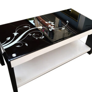 Bàn sofa chữ nhật mặt kính VNB009A