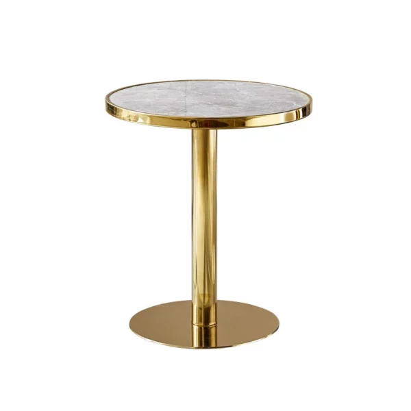 Bàn cafe chân inox mạ vàng PV-B28