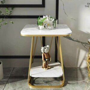 Bàn góc sofa – bàn tab trang trí 2 tầng BTT06