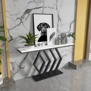 Alternative view of Bàn tab trang trí chữ nhật mặt đá cao cấp BTCN06