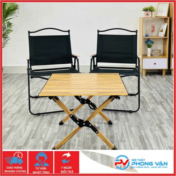Ghế picnic dã ngoại gấp gọn SUMIKA K39 (Black)
