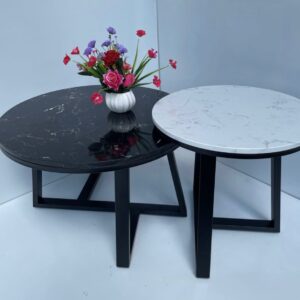Bàn trà đôi mặt đá VN-BTD003