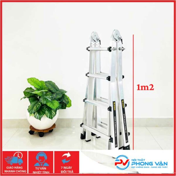 Thang nhôm chữ A mở rộng Sumika SKM404
