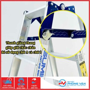 Alternative view of Thang nhôm xếp chữ A Sumika SKD506 (1.8M+1.8M)