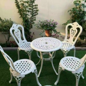 Alternative view of Bộ Bàn Tròn 4 ghế ban công sân vườn VN- AV002-BV01