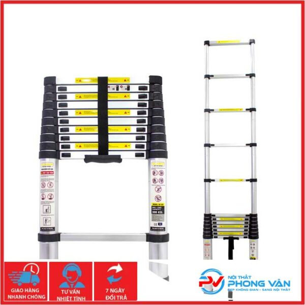 Thang rút nhôm Sumika SK320 (Màu đen - 3.2m)