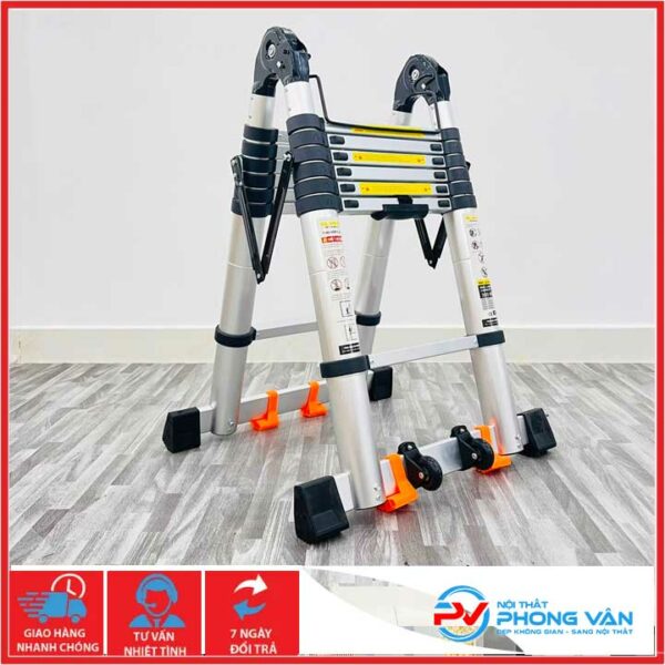 Thang nhôm trượt chữ A SUMIKA SK44 (sơn tĩnh điện)