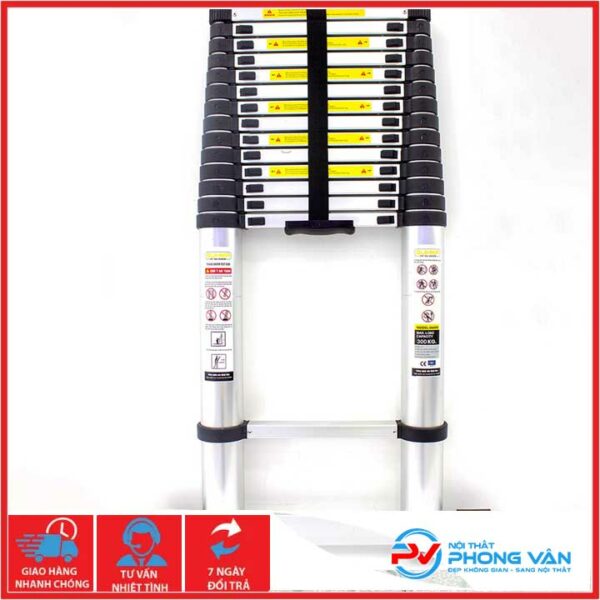 Thang rút nhôm Sumika SK600 (Màu đen - 6.0m)