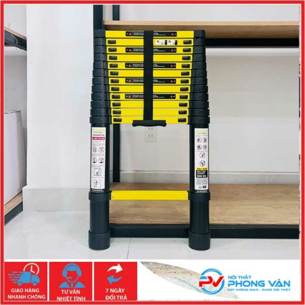 Thang nhôm rút đơn Sumika SKS 380 (Sơn tĩnh điện 3.8M)