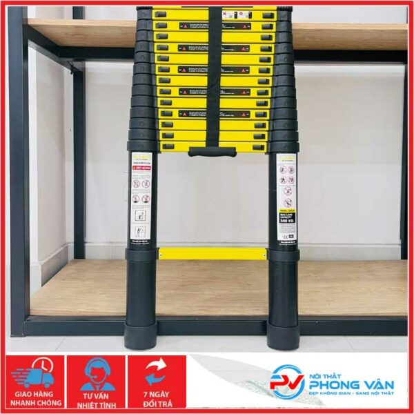Thang nhôm rút gọn Sumika SKS510 (Sơn tĩnh điện 5.1M)