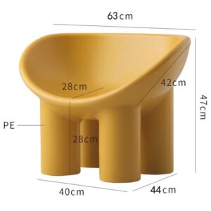 Alternative view of Ghế Roly Poly Armchair decor phong cách Hàn Quốc