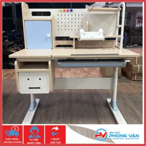 Alternative view of Bàn Học Sinh Thông Minh Chống Gù VinaKids PV-S03 size 60x120cm gỗ tự nhiên