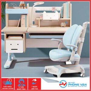 Alternative view of Bàn Học Sinh Thông Minh Chống Gù  VinaKids VN-S01 size 1m2 x 60