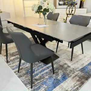 Bộ Bàn Ăn  Mặt Đá Thông Minh Rút Gọn VN36