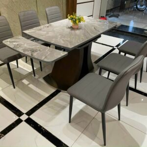 Alternative view of Bộ Bàn Ăn Thông Minh Rút Gọn Mặt Đá Cao Cấp VN35
