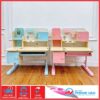 Bàn học thông minh chống gù size 95cm VinaKids VN-A23 (gỗ tự nhiên)