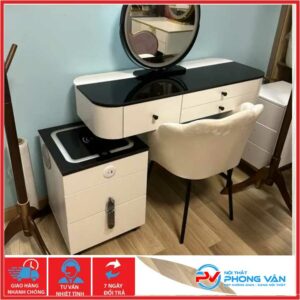 Alternative view of Bàn trang điểm cao cấp có loa, sạc, đèn led PV2807