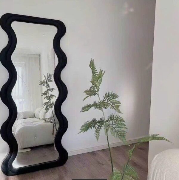 Gương soi toàn thân lượn sóng khung bọc nỉ VN-GS01