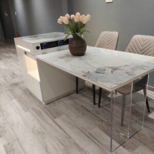 Alternative view of Bàn ăn kết hợp quầy đảo bếp QDB02