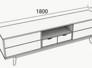 Alternative view of KỆ TIVI PHONG CÁCH CHÂU ÂU VN-KTV301