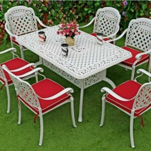 BỘ BÀN GHẾ ĂN NHÔM ĐÚC NHẬP KHẨU CAO CẤP VN-ND001