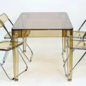 Alternative view of BỘ BÀN GHẾ ĂN TRONG SUỐT CAO CẤP VN017