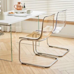 Alternative view of GHẾ ĂN TRONG SUỐT CHÂN QUỲ CAO CẤP VN-TT651